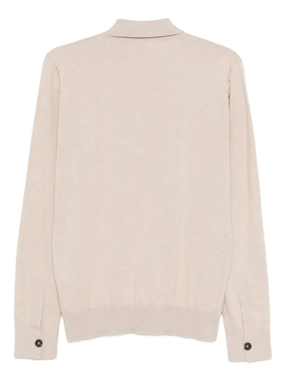 Eleventy knitted polo sweater - Beige