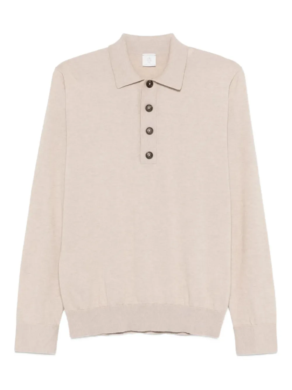 Eleventy knitted polo sweater - Nude