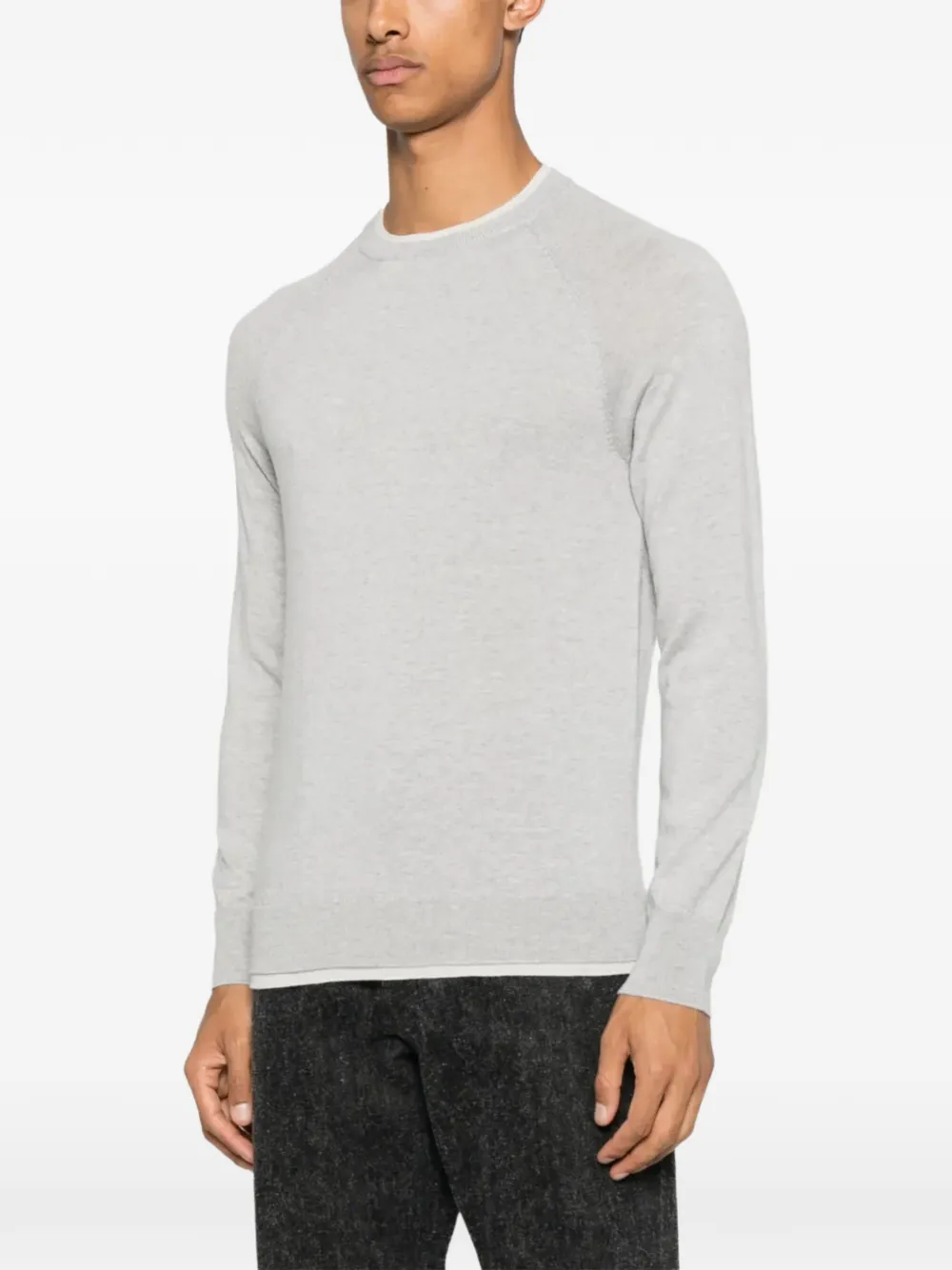Eleventy contrasting-trim sweater | Knitted Sweaters | Image 2