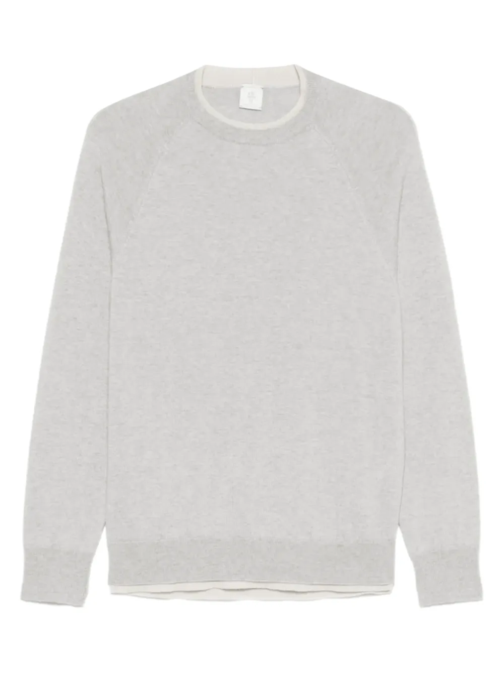 Eleventy contrasting-trim sweater | Grey | Image 1