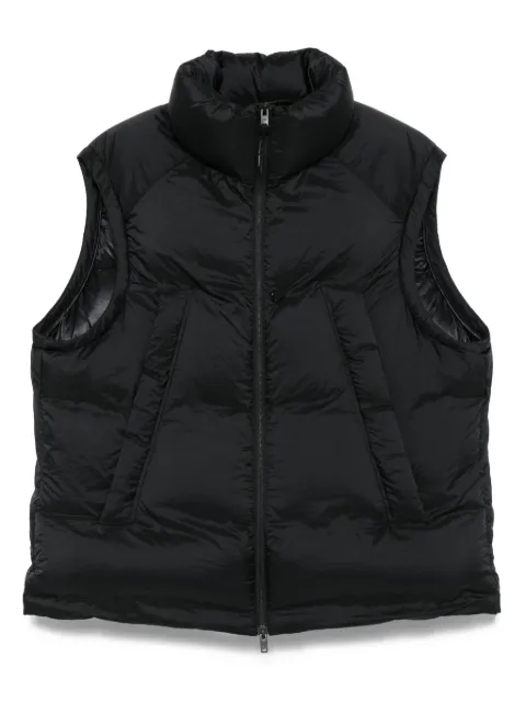 Y-3 quilted high-neck vest