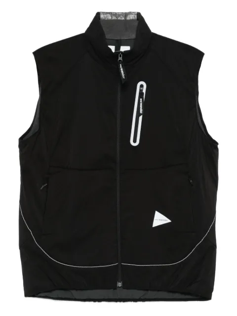 and Wander zip sleeveless gilet