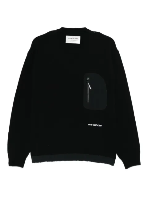 and Wander zip-pocket sweater
