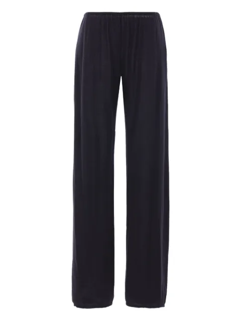 Co elasticated-waistband cashmere trousers