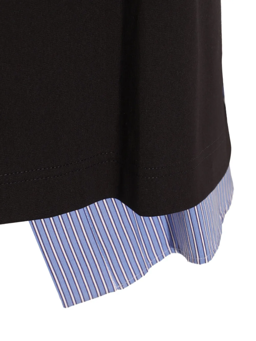 sacai Gelaagd T-shirt Blauw