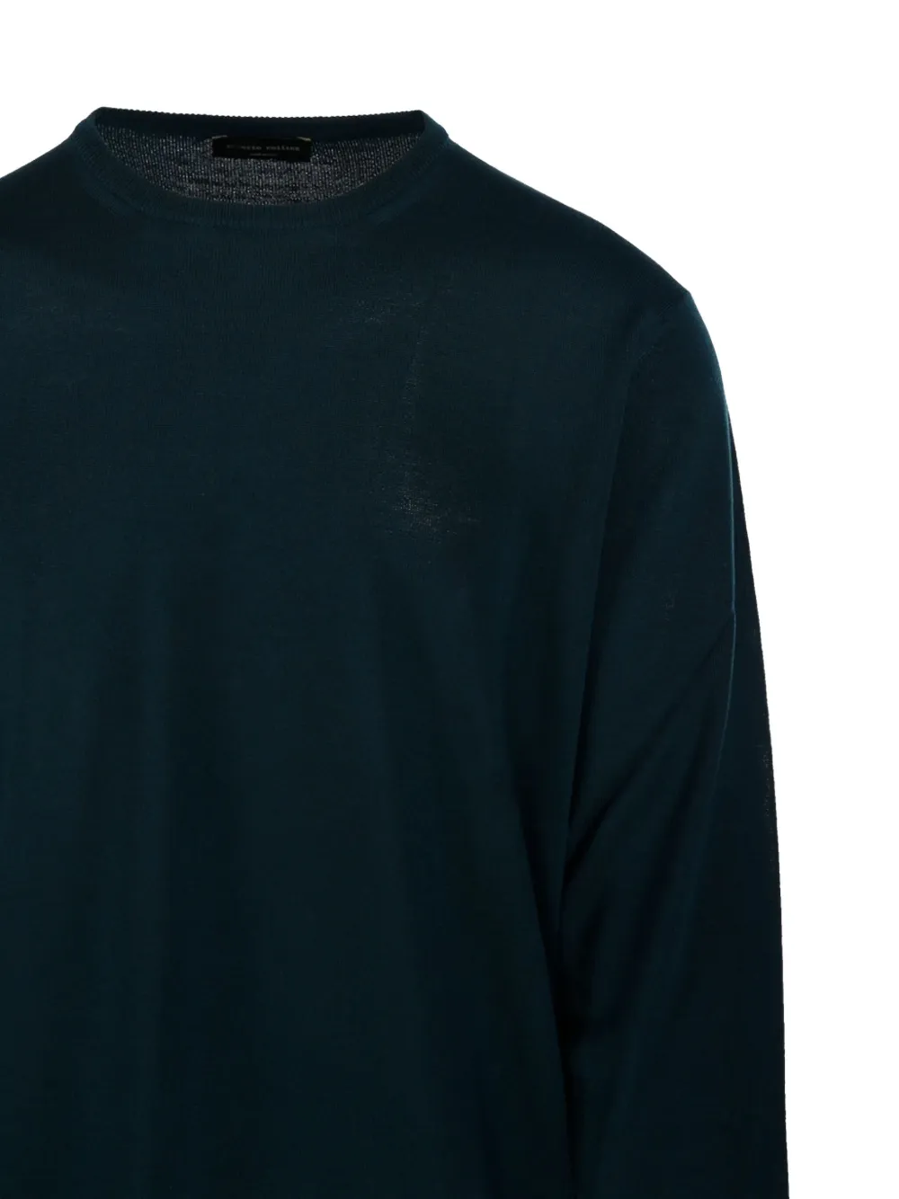 Roberto Collina Sweater met ronde hals Blauw