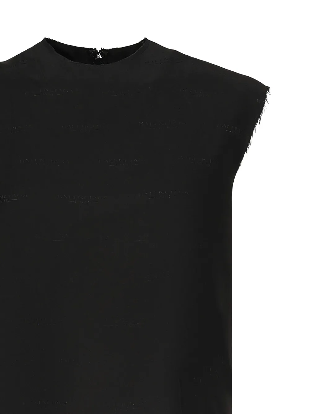 Balenciaga Top met logo Zwart