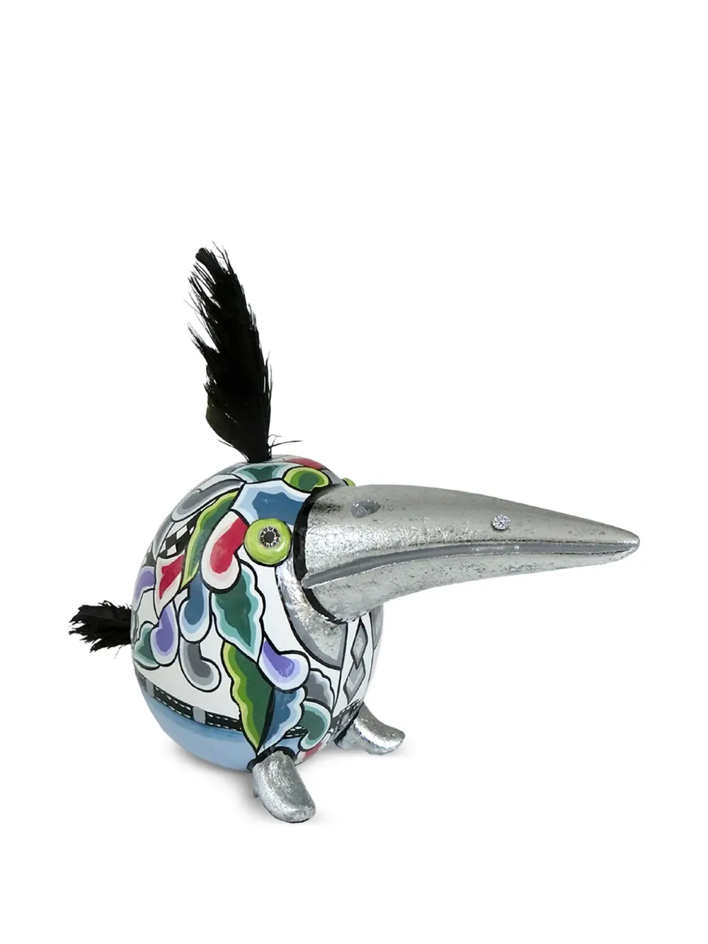Toms Drag silver-beak bird sculpture (15cm x 7cm) | Decorative Accessories | Image 2