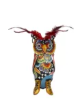 Toms Drag feather-detailed owl sculpture (23cm) - Yellow