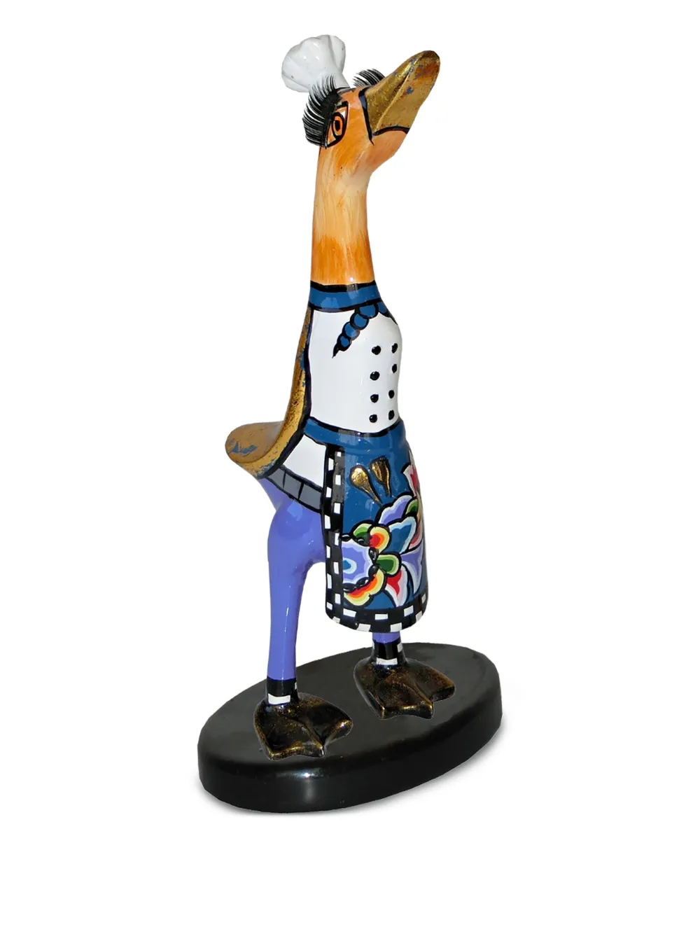 Toms Drag chef-duck sculpture (23cm x 12cm) | Blue | Image 1