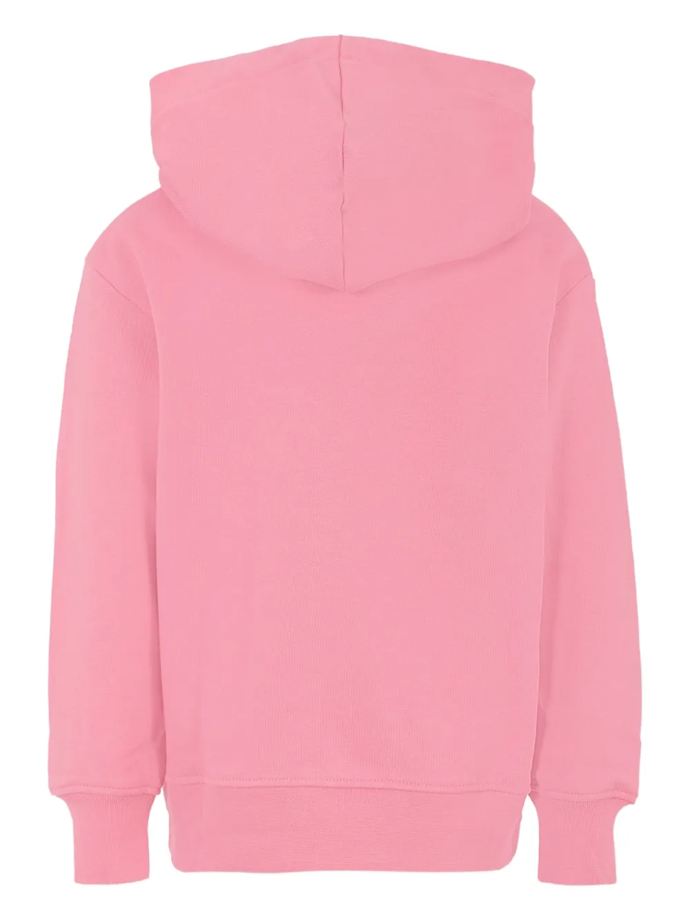 MSGM Kids logo-print hooded sweatshirt Roze