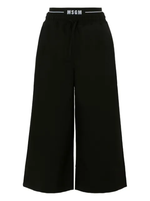 MSGM Kids pantalones con pretina elástica