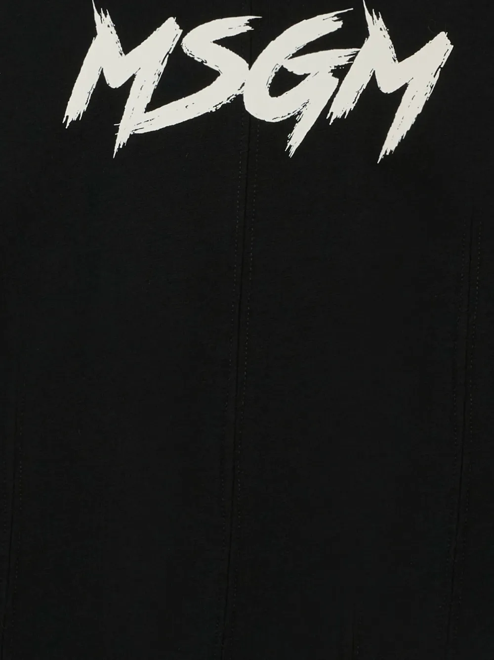 MSGM Kids logo-print short-sleeve T-shirt Zwart