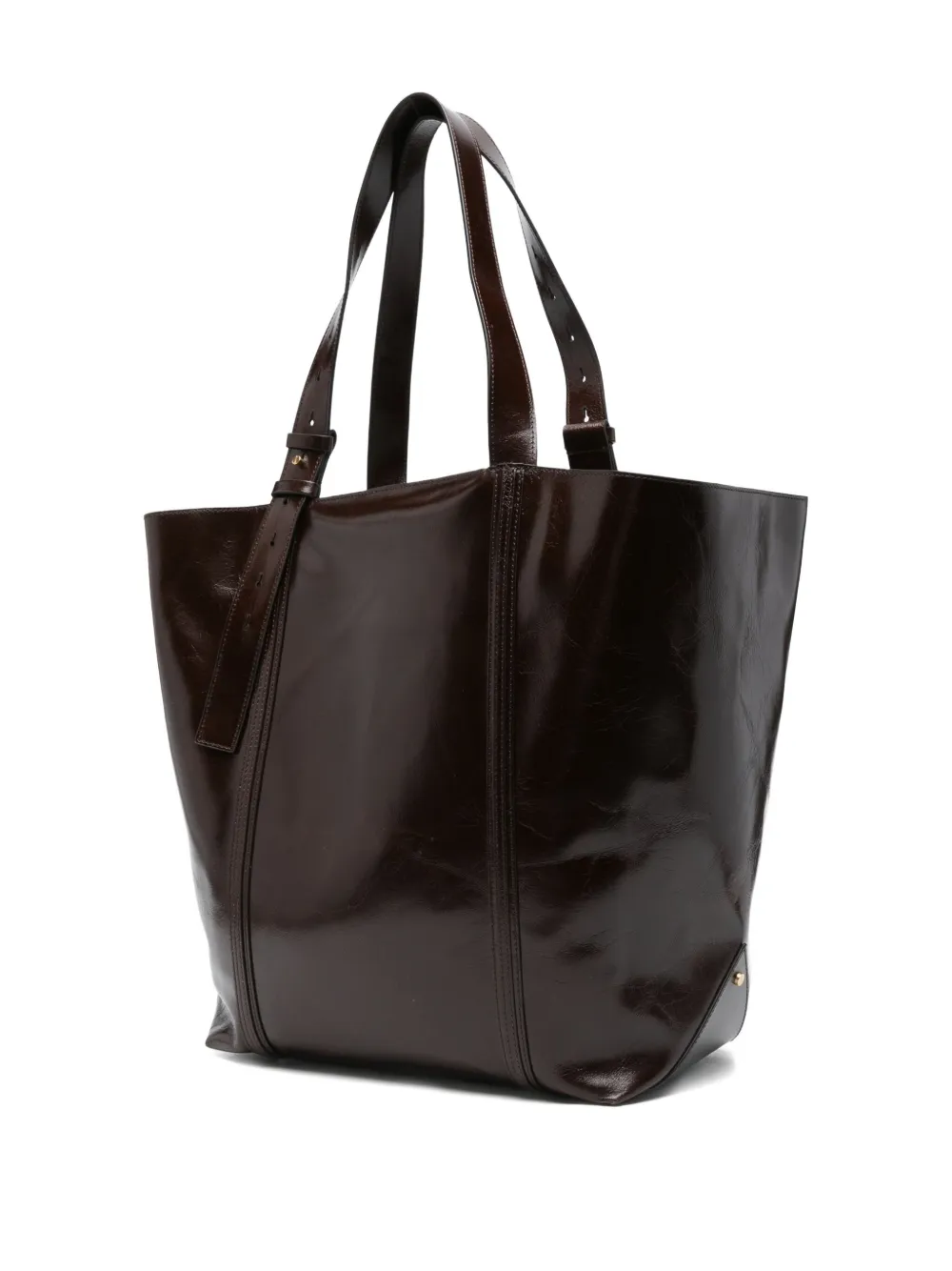 Golden Goose leather tote bag Bruin