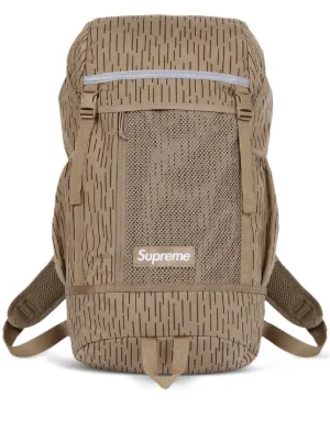 Supreme レザー バックパック | ブラウン | FARFETCH JP