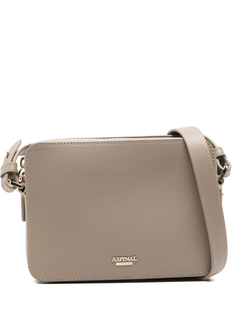 Aspinal Of London Leather Crossbody Bag In Neutral
