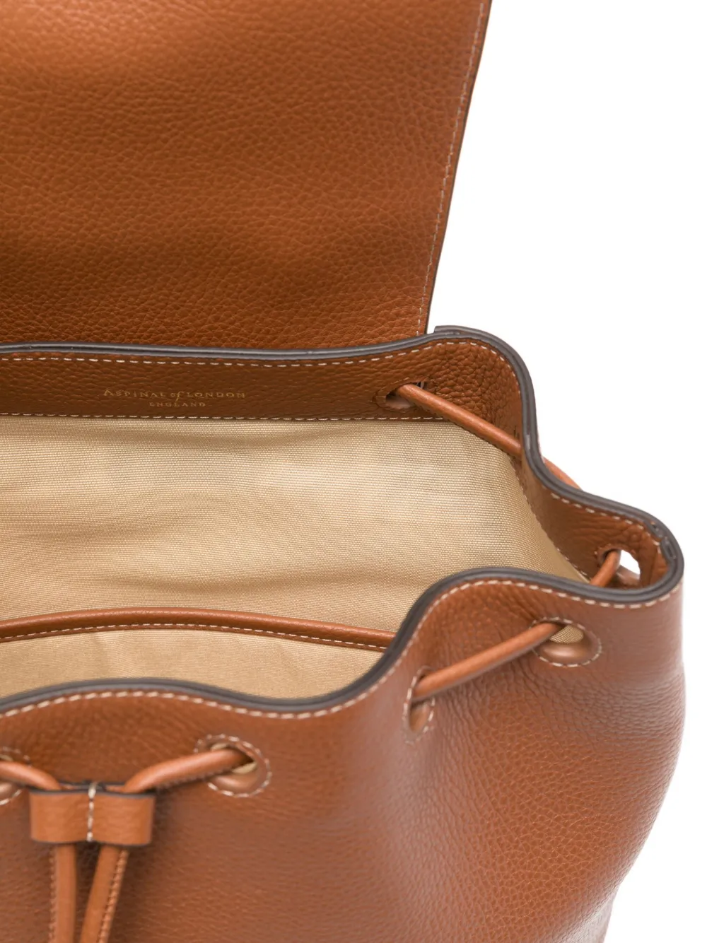 Aspinal Of London Hudson kleine rugzak Bruin