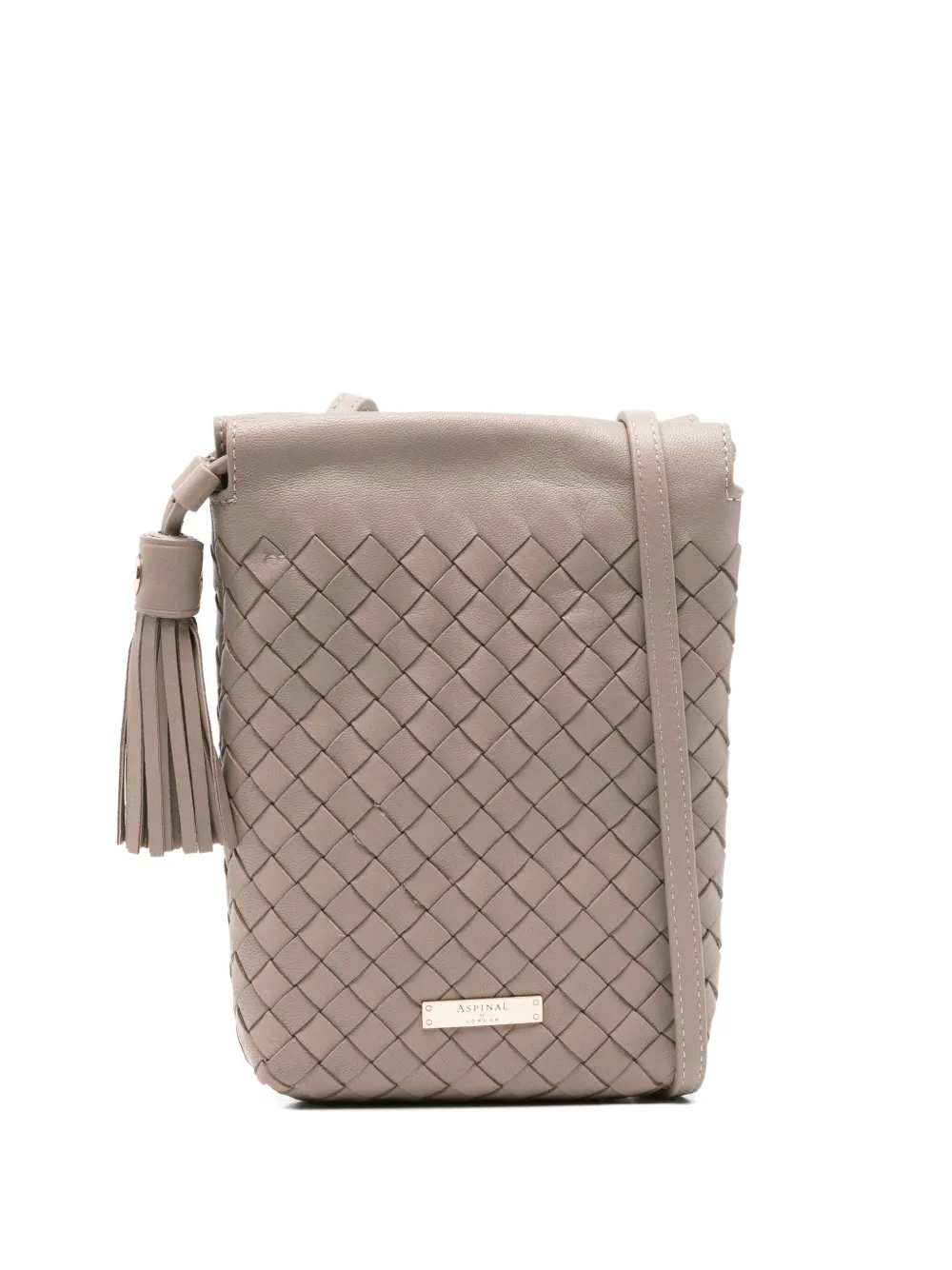 Aspinal Of London Hudson mini crossbody bag | Grey | Image 1