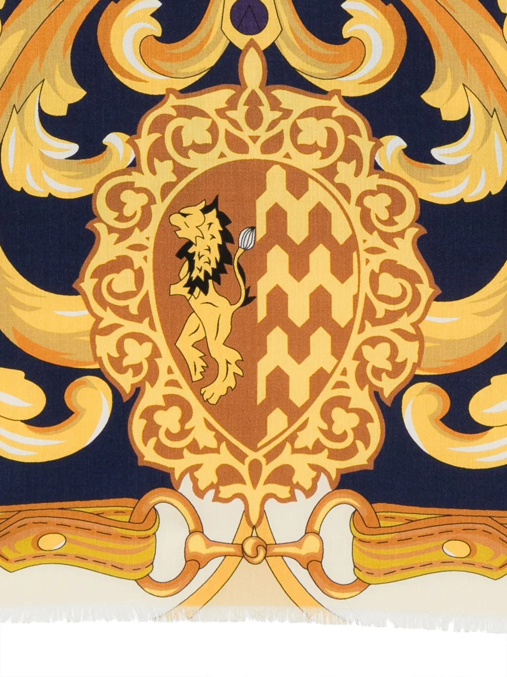 Aspinal Of London Zijden sjaal Blauw