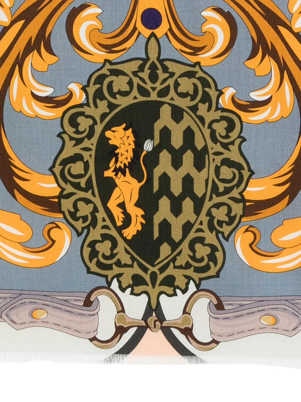 Aspinal Of London Zijden sjaal Blauw