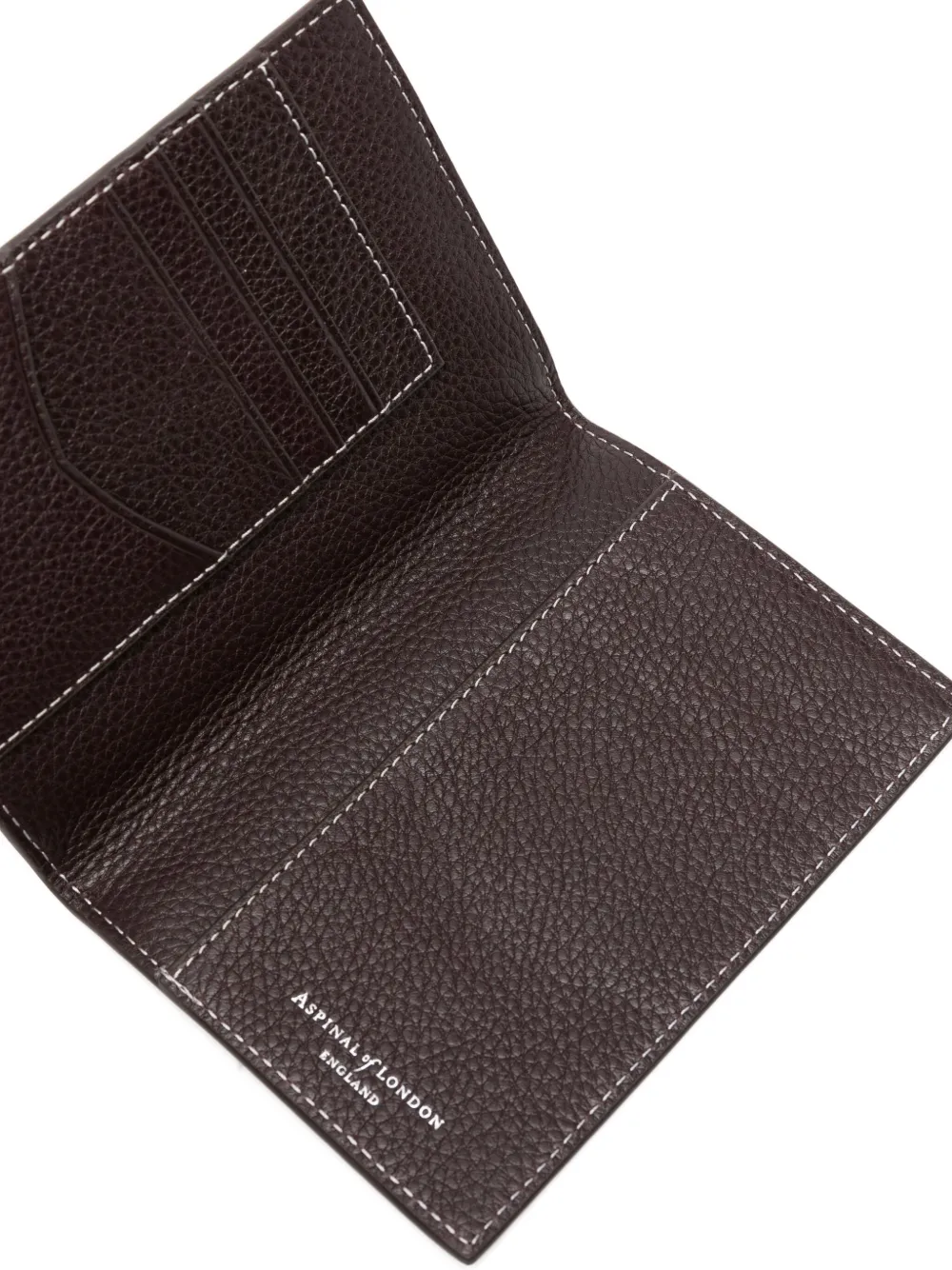 Aspinal Of London Hudson Passport Cover In Brown