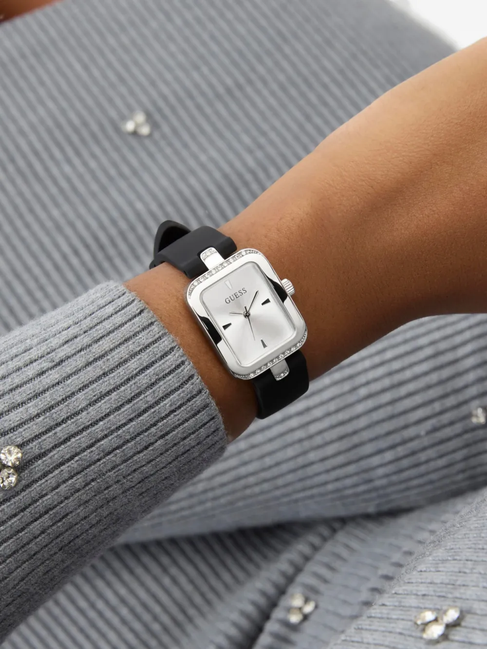 GUESS USA Isla 22 mm - Zwart