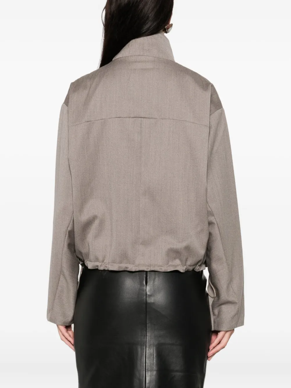 St. Agni Bomberjack met zak Grijs