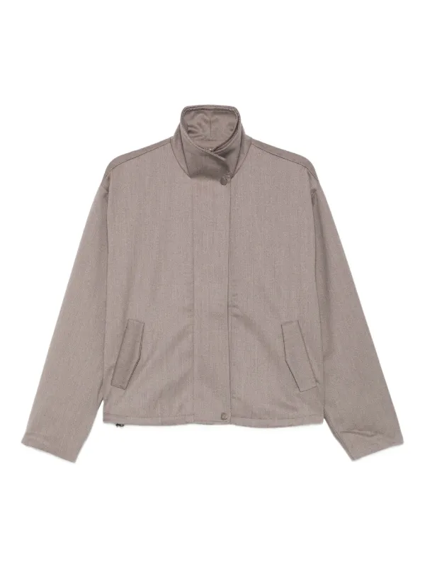 St. Agni Oupa Flight Jacket in Grey