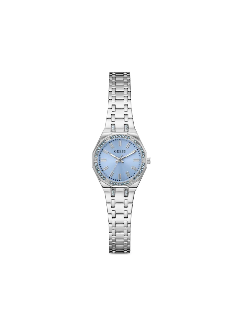 GUESS USA オクタゴン 25mm 腕時計 - ブルー GUESS USA オクタゴン 25mm 腕時計 - ブルー