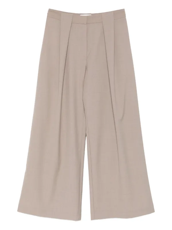 St. Agni Pleat Trousers in Grey