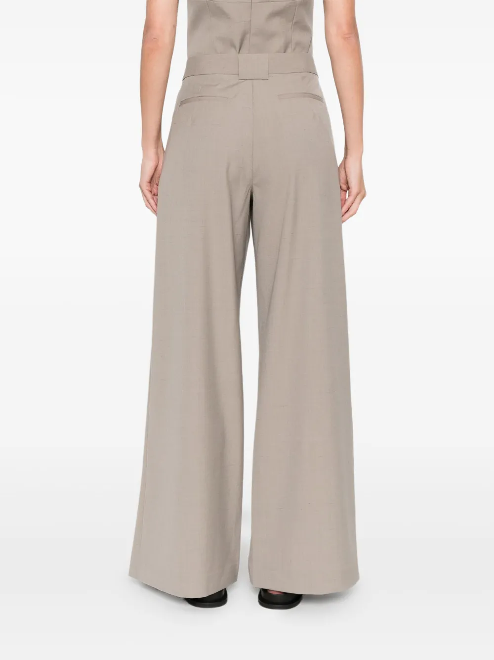St Agni Pleat Trousers In Gray