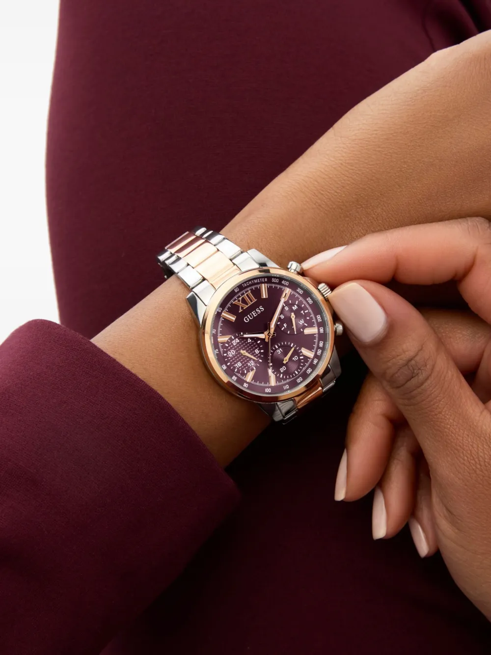 GUESS USA Bailey 36 mm - Paars