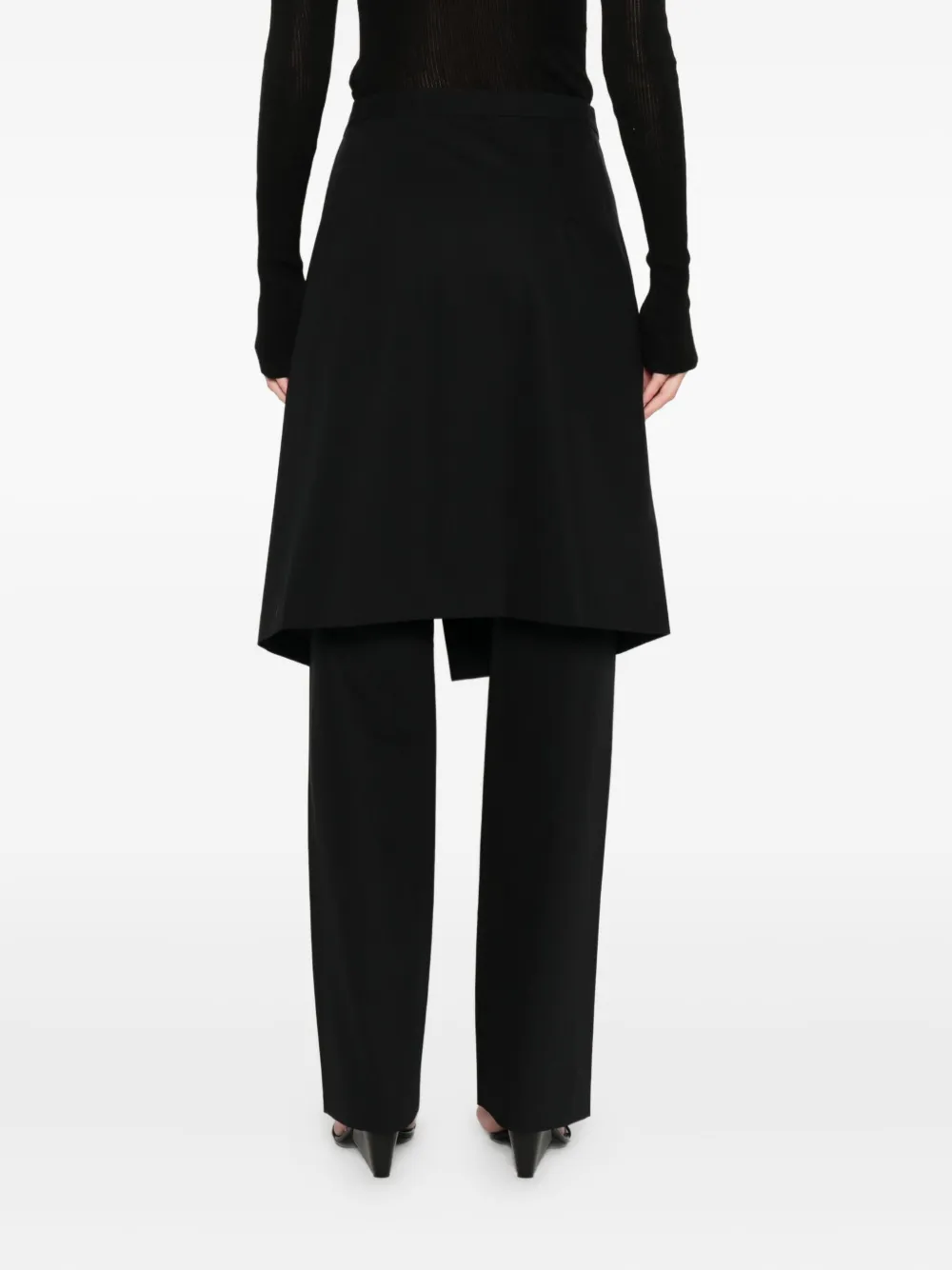 St Agni Belt-loops Trousers In Black