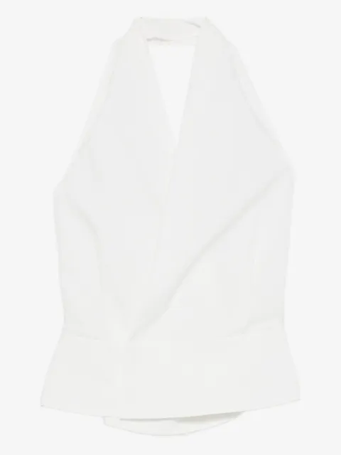 St. Agni halter tie-back top