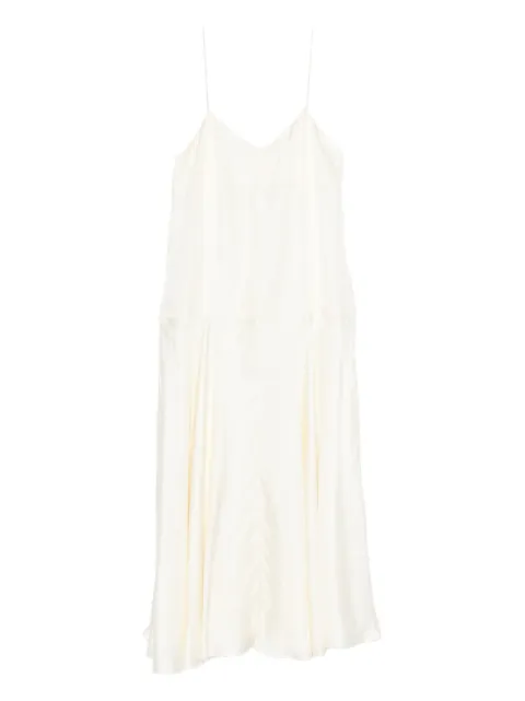 St. Agni silk twill slip dress