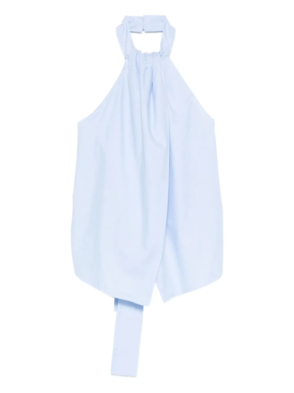 St. Agni halter tie-back top | Blue | Image 1