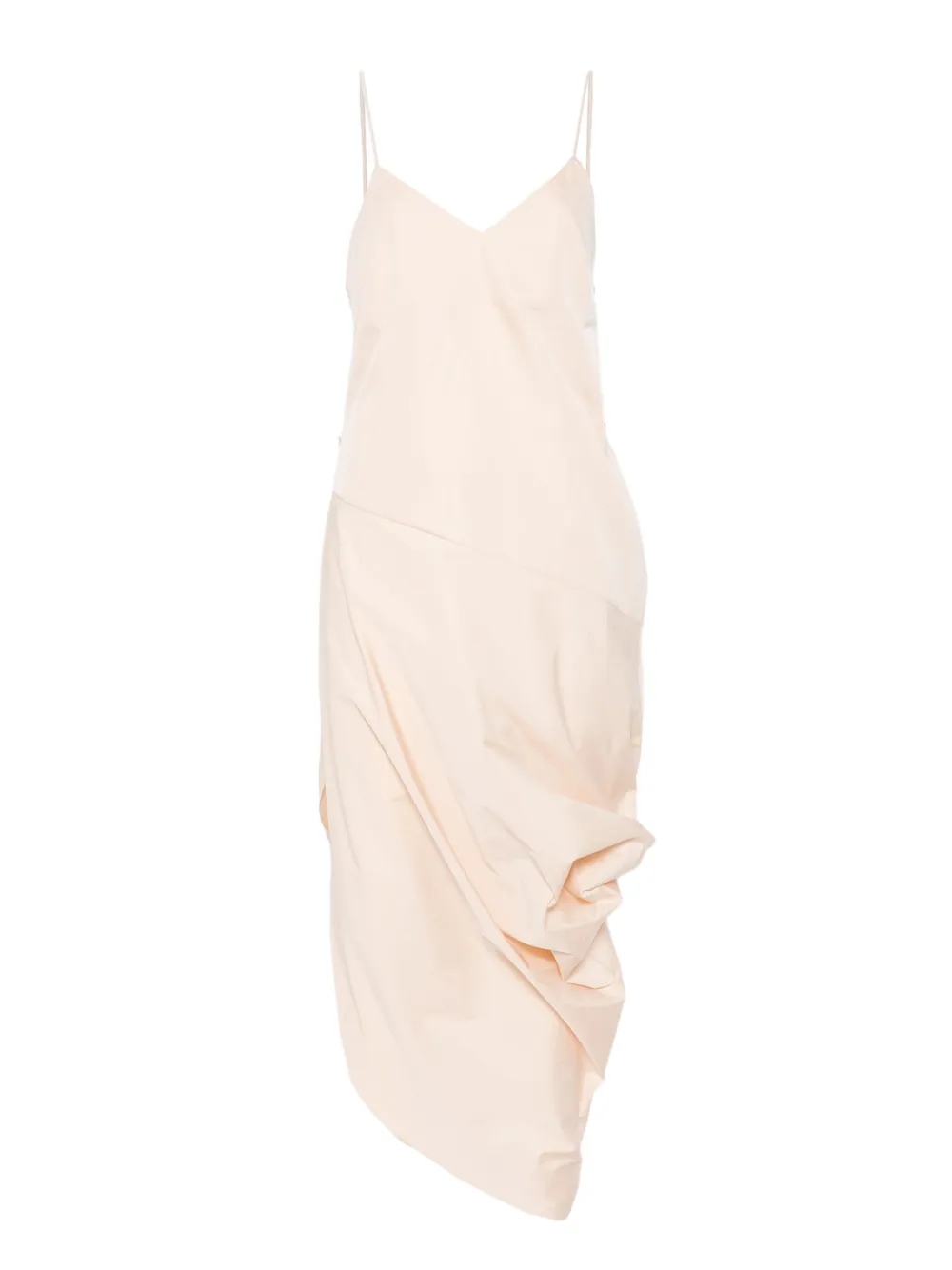 St. Agni drape-detail midi dress | Pink | Image 1