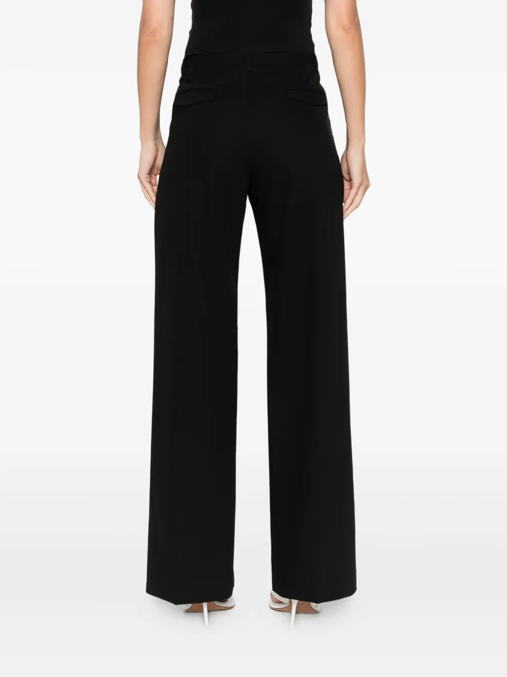 St Agni Belt-loops Trousers In Black
