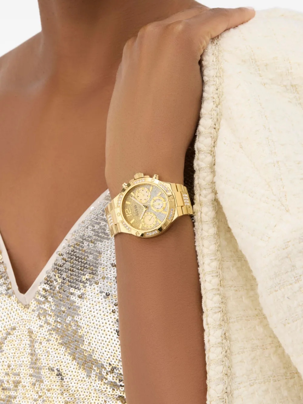 GUESS USA Harlow 38 mm - Goud