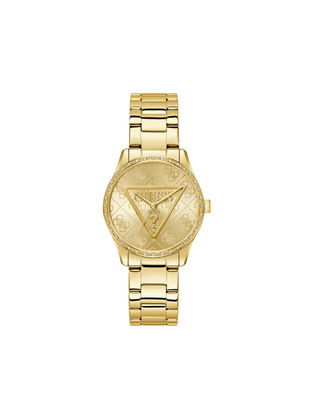 GUESS USA Crystal con movimento al quarzo 38mm - Oro
