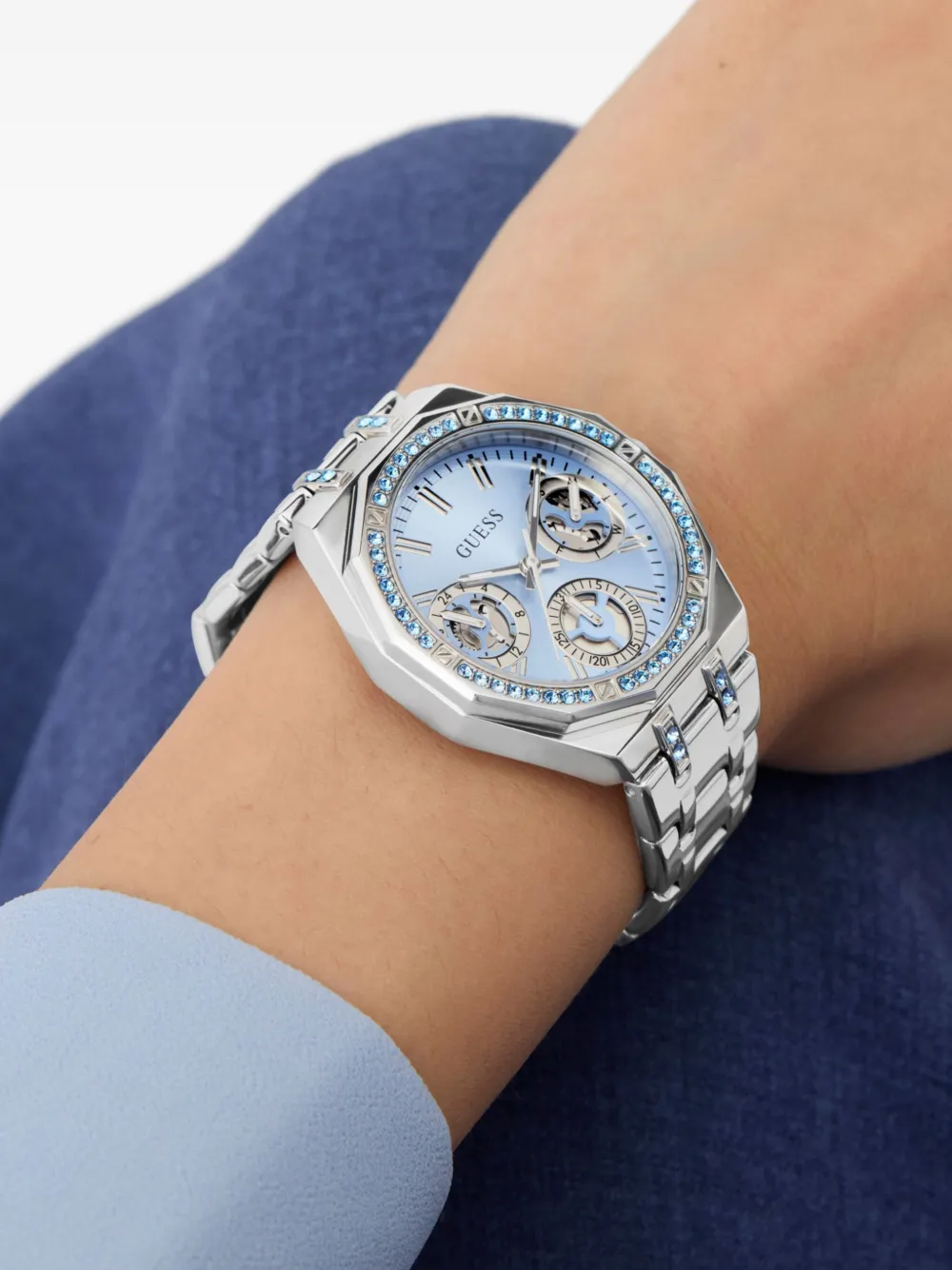 GUESS USA Chronograph Quartz 38 mm - Blauw
