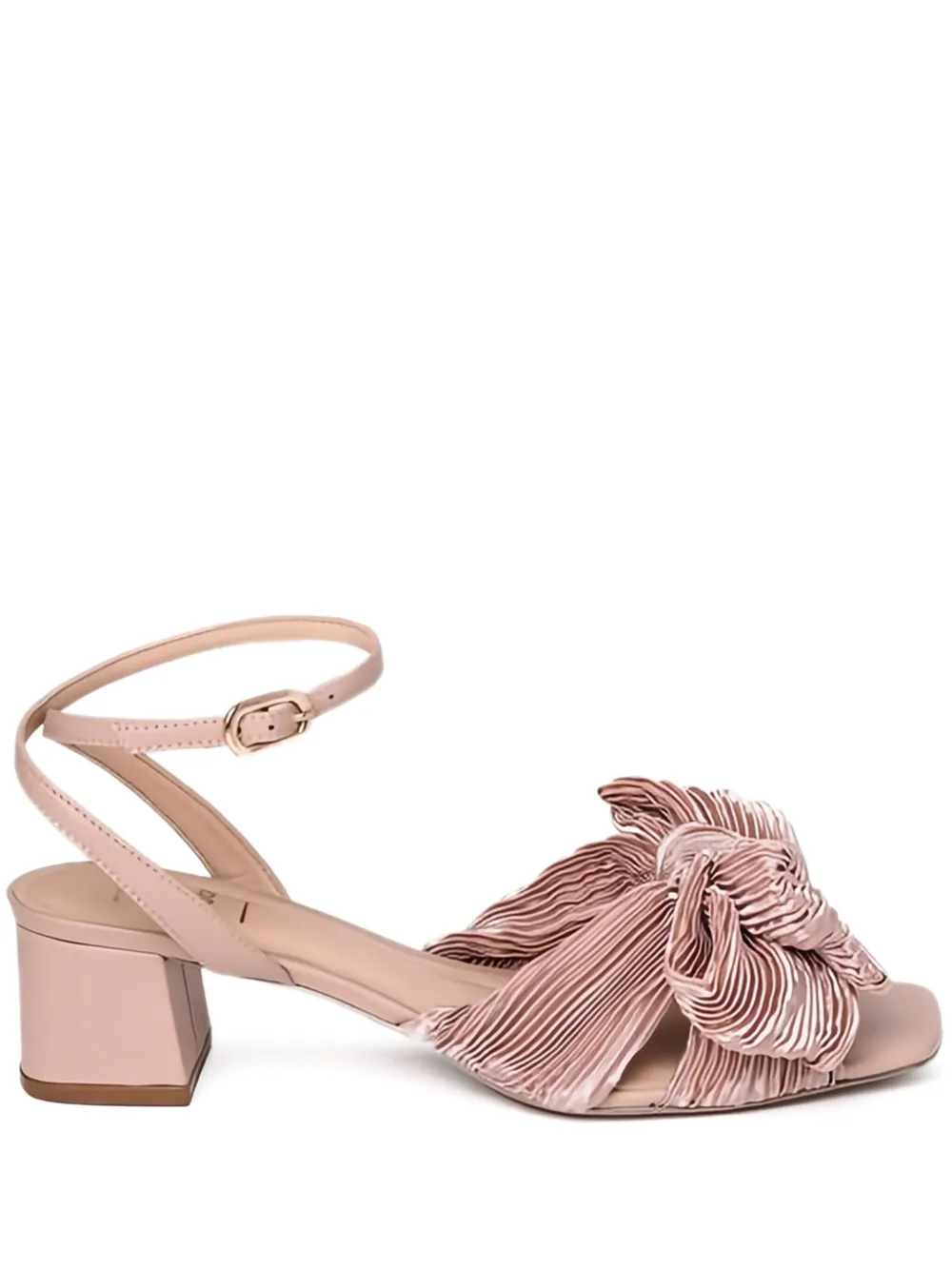 Gold & Rouge 45 mm Sunflower sandalen met plooien Roze