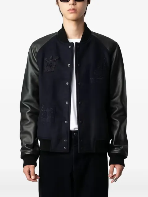 Zadig&Voltaire chaqueta bómber con motivo gráfico