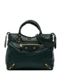 Balenciaga Pre-Owned 2015 Lambskin Motocross Velo Giant 12 satchel - Green