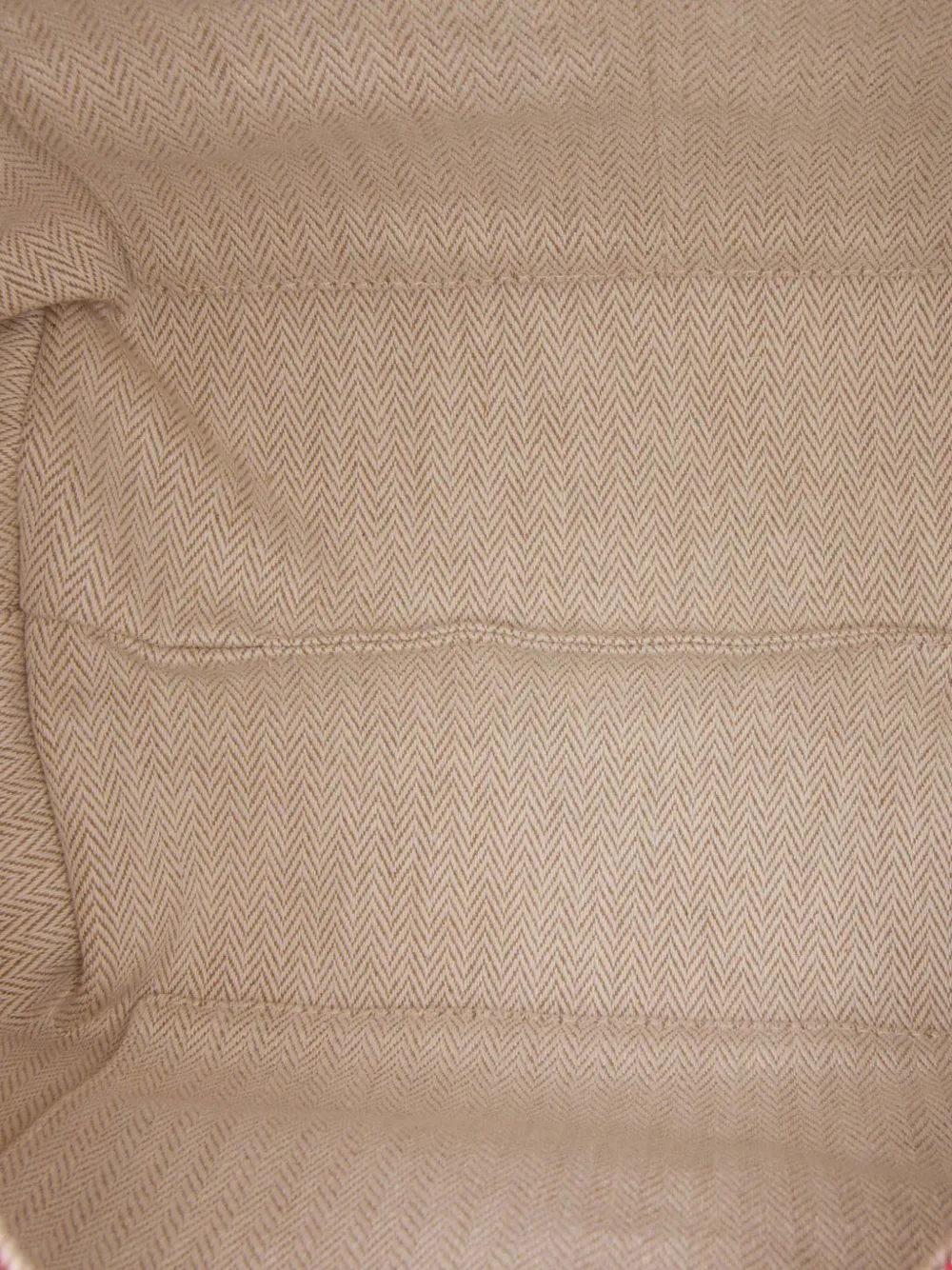 Pre-owned Hermes 2020-2025 Small Canvas Bride A Brac Case Vanity Bag In Pink