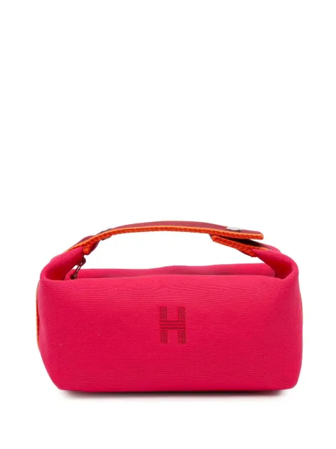 Hermès Pre-Owned 2020-2025 Small Canvas Bride A Brac Case vanity bag
