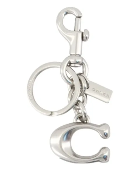 Coach Keyfobs sleutelhanger met logoplakkaat