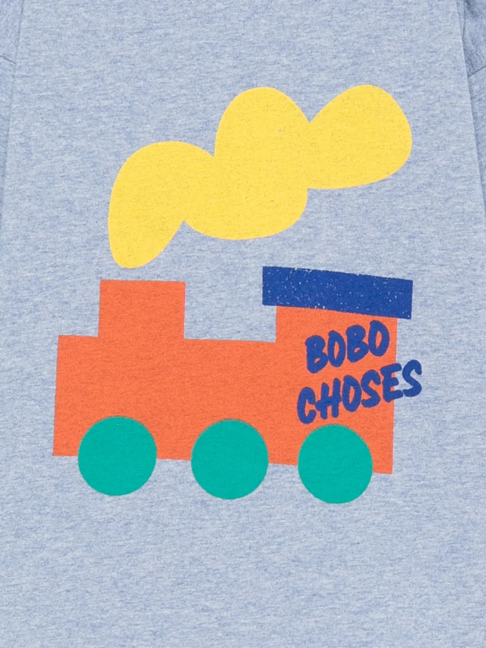 Bobo Choses T-shirt met print en lange mouwen Blauw