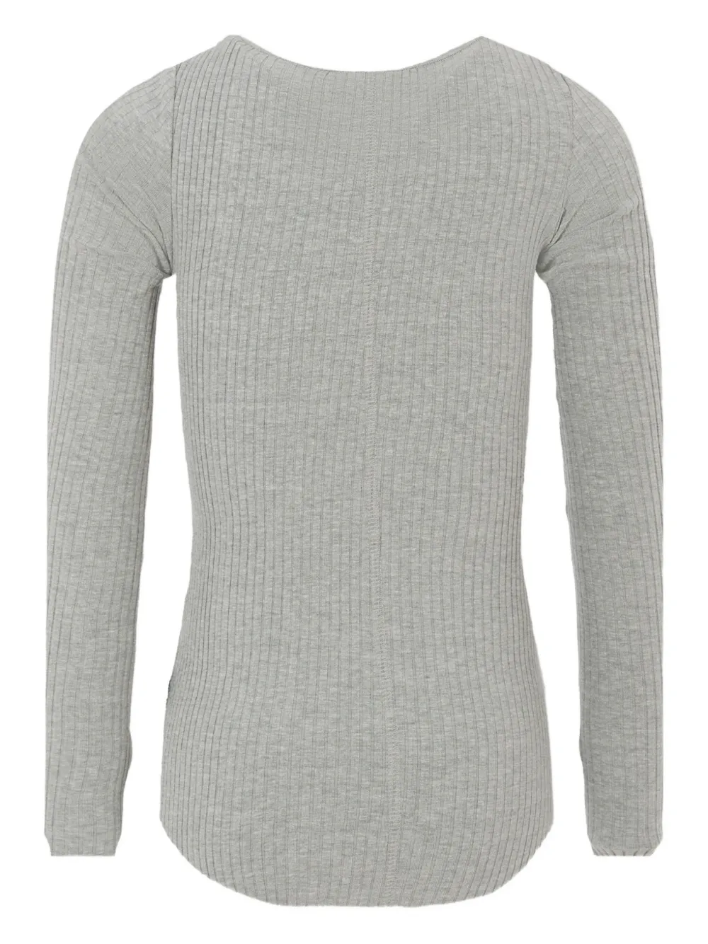 Molo Geribbelde top met lange mouwen Grijs