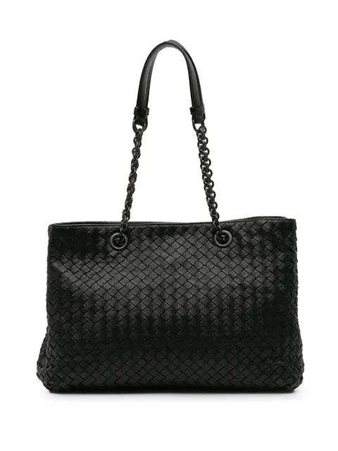 Bottega Veneta Pre-Owned 2012-2025 Medium Nappa Intrecciato Double Chain tote bag